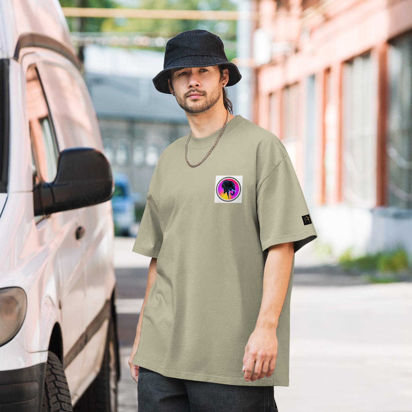 St. Sage oversized faded t-shirt